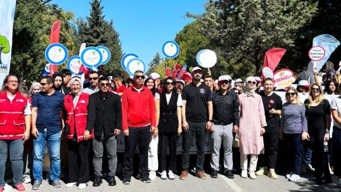 GAÜN Spor Bilimleri Fakültesi’nden "SAĞLIK İÇİN ADIM AT" etkinliği