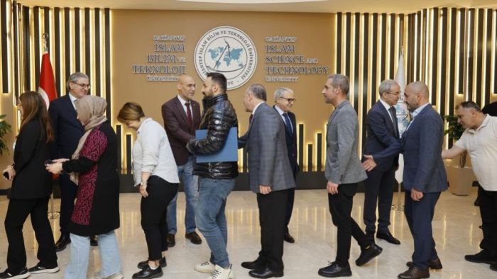 GİBTÜ’de geleneksel bayramlaşma töreni yapıldı