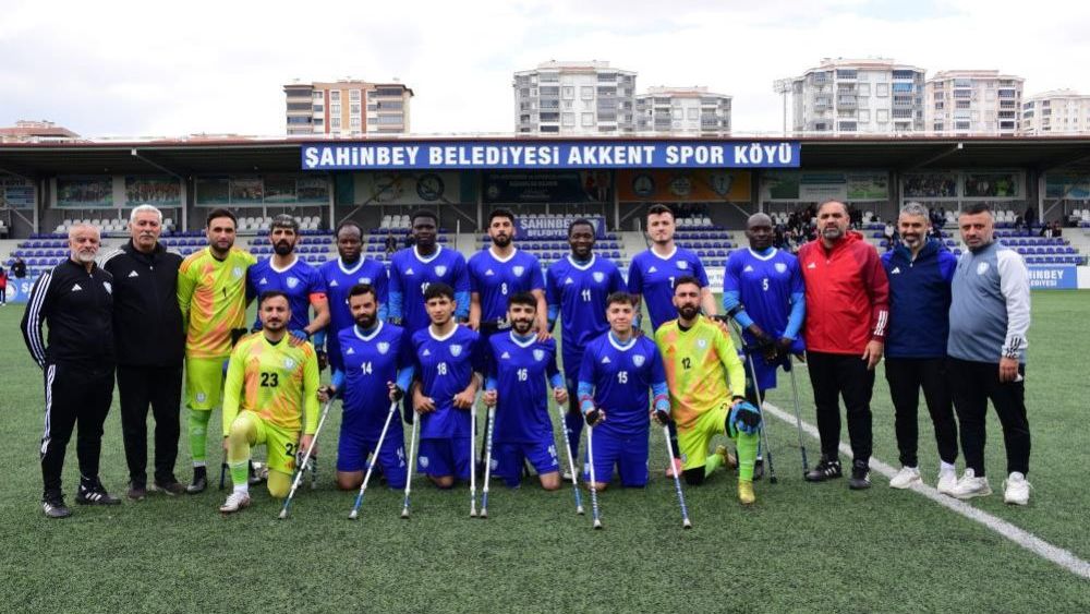 Şahinbey Ampute'den şampiyonluk yolunca önemli galibiyet 