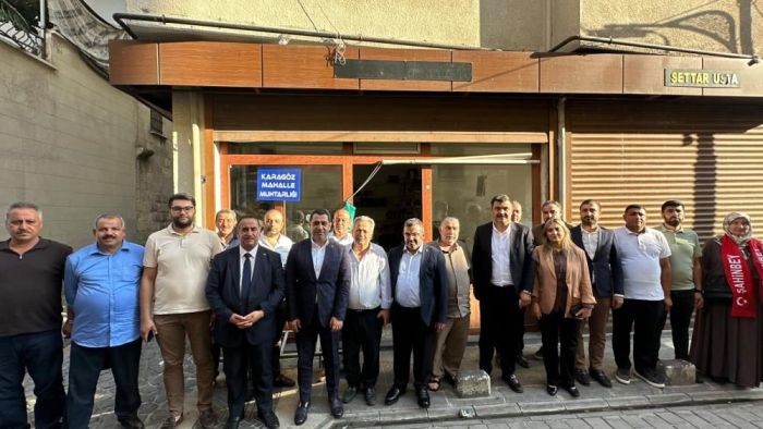 Milletvekili Bozgeyik, STK, esnaf ve muhtarları ziyaret ederek Gaziantep'in nabzı tuttu
