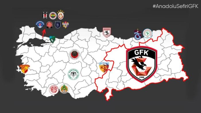 Doğu ve Güneydoğu’nun tek Süper Lig takımı Gaziantep FK