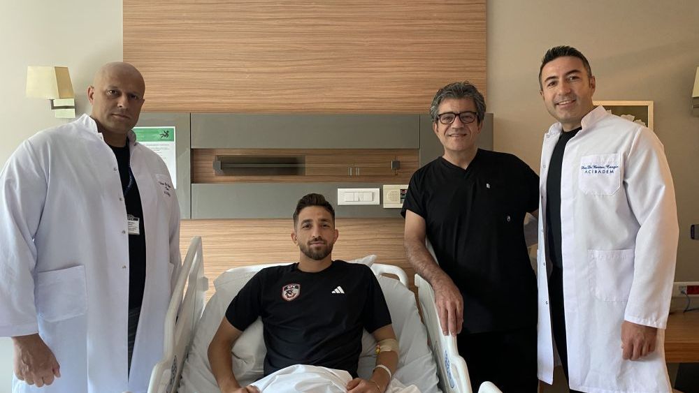 Gaziantep FK’da Ali Mevran Ablak operasyon geçirdi