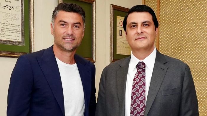 İki Yılmaz bir arada! Başarılar diledi