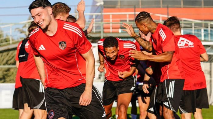 Gaziantep FK’nın yeni transferleri antrenmanda