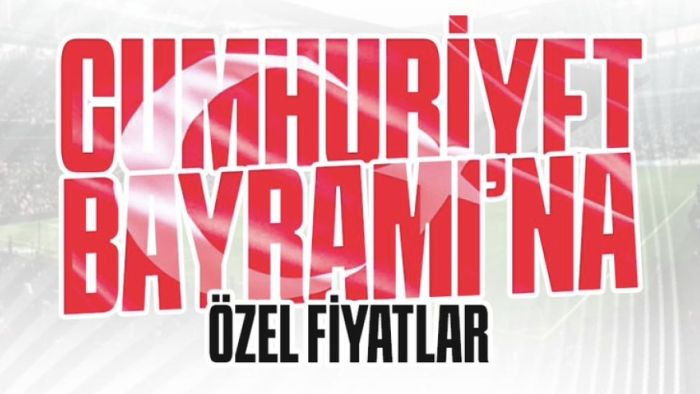 Beşiktaş’tan Cumhuriyet’e özel maç bileti