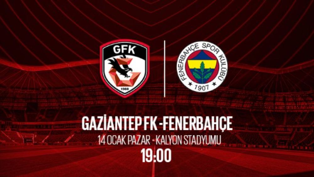 Gaziantep FK-Fenerbahçe maçına büyük ilgi! Biletler tükendi
