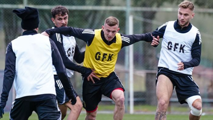 Gaziantep FK'nın Polonyalı oyuncusu Kozlowski hırs küpü