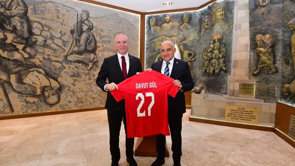 TFF Başkanı Mehmet Büyükekşi'den Gaziantep Valisi Davut Gül'e ziyaret