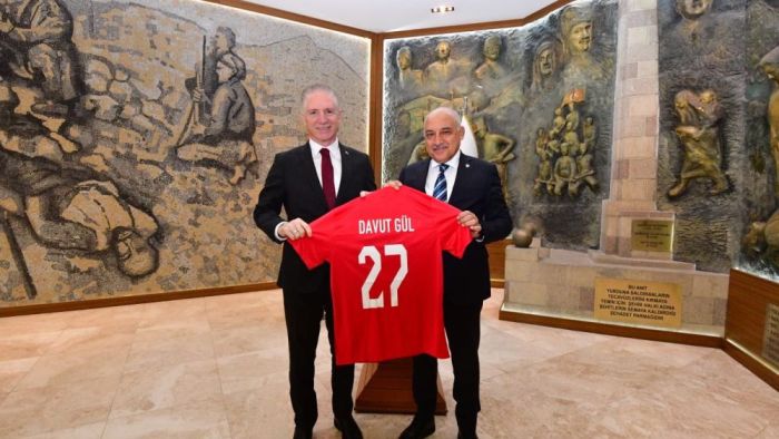 TFF Başkanı Mehmet Büyükekşi'den Gaziantep Valisi Davut Gül'e ziyaret