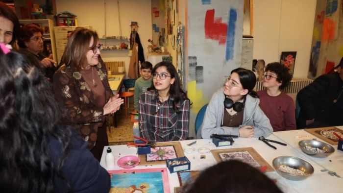 Fatma Şahin’den yarıyıl tatili atölyelerine ziyaret