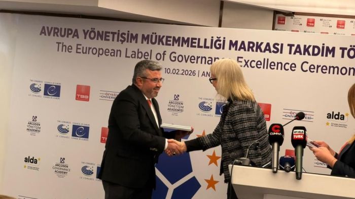 Gaziantep Büyükşehir’e Avrupa’dan yönetişim ödülü