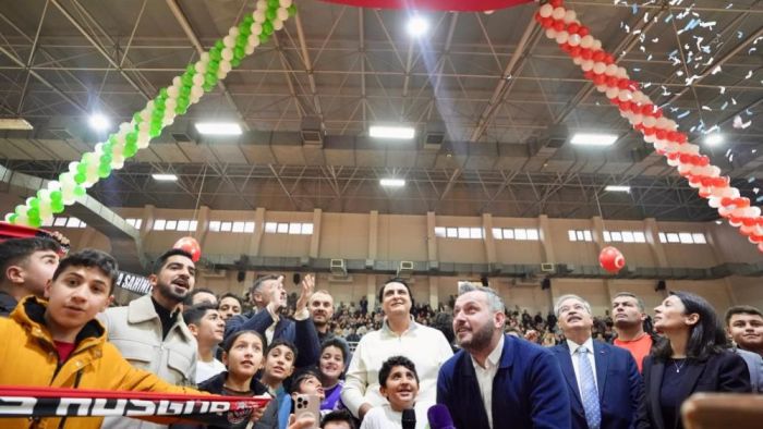 Şehitkamil’de spor dolu buluşma