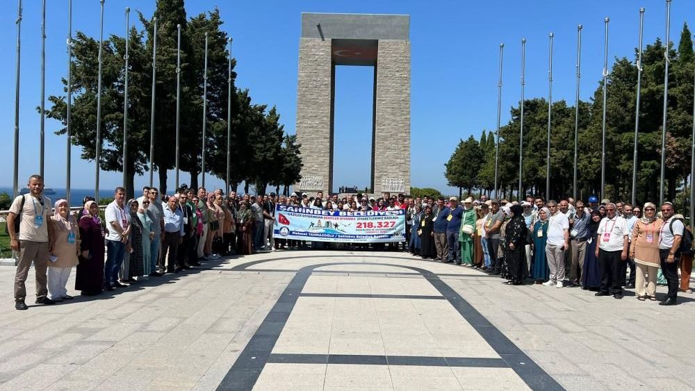 Gazi torunları şehitler diyarında
