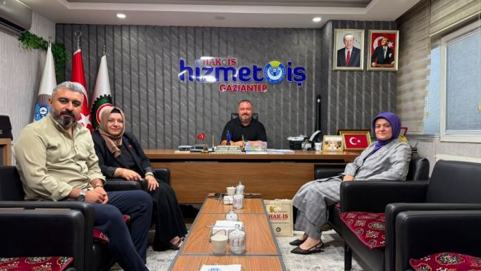 Hak-İş heyetinden Gaziantep 2 No'lu Şube'ye övgü