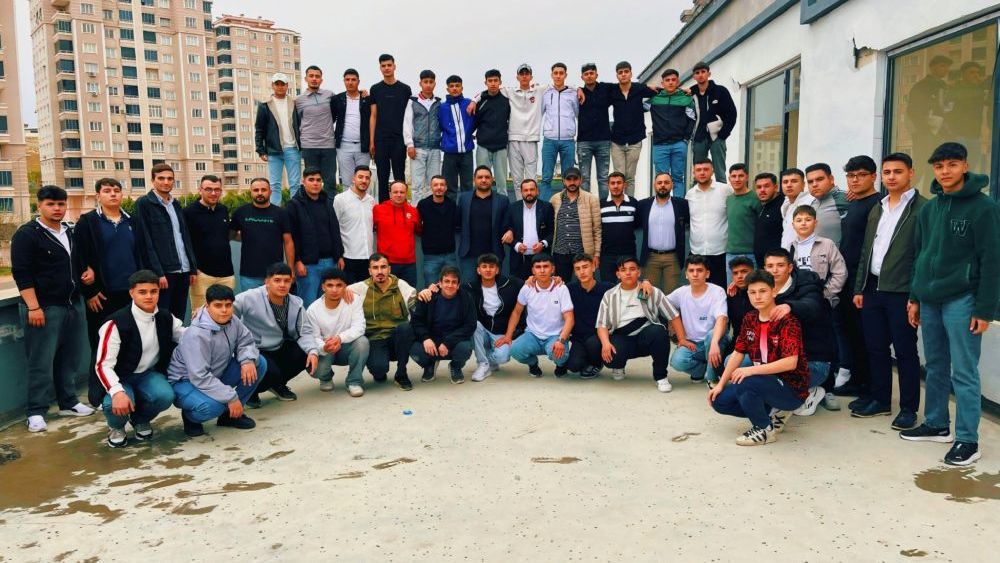 Gaziantep FK'lı taraftarlar bayramlaştı